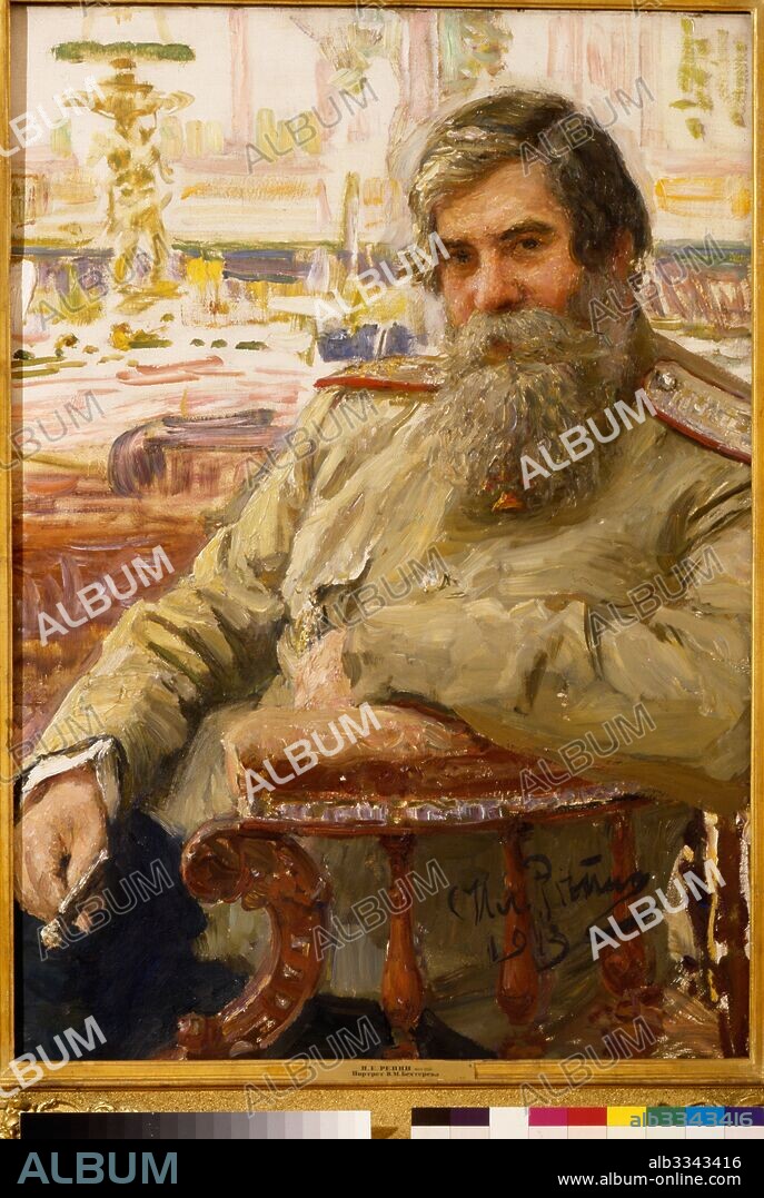 ILYA YEFIMOVICH REPIN. Portrait of the neurophysiologist and psychiatrist Vladimir Bekhterev (1857-1927).