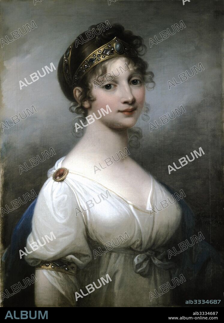 JóZEF GRASSI. Portrait of Queen Louise of Prussia (1776-1810).