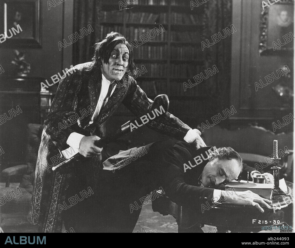 JOHN BARRYMORE in DR. JEKYLL AND MR. HYDE, 1920, directed by JOHN S. ROBERTSON. Copyright PARAMOUNT PICTURES.