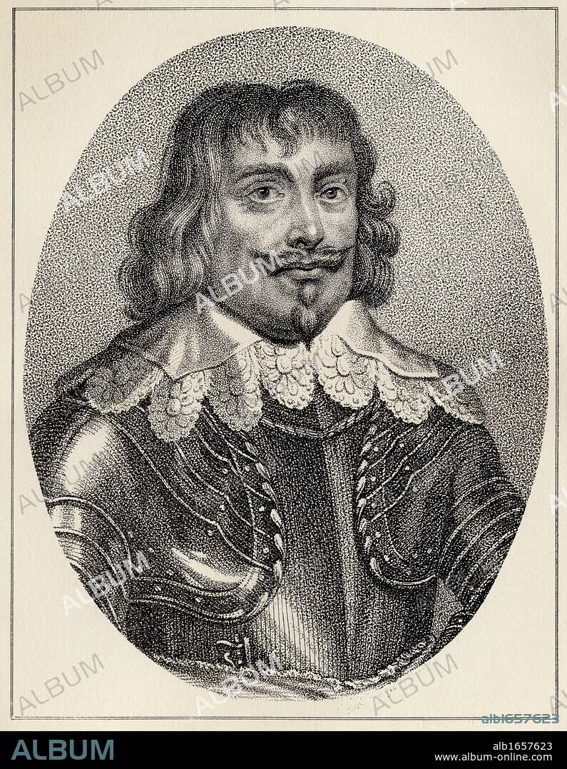 Robert Devereux 3rd Earl of Essex Viscount Hereford Lord Bourchier 1591 1646 English nobleman From Memoirs of Eminent Etonians by Sir Edward Creasy published London 1876.
