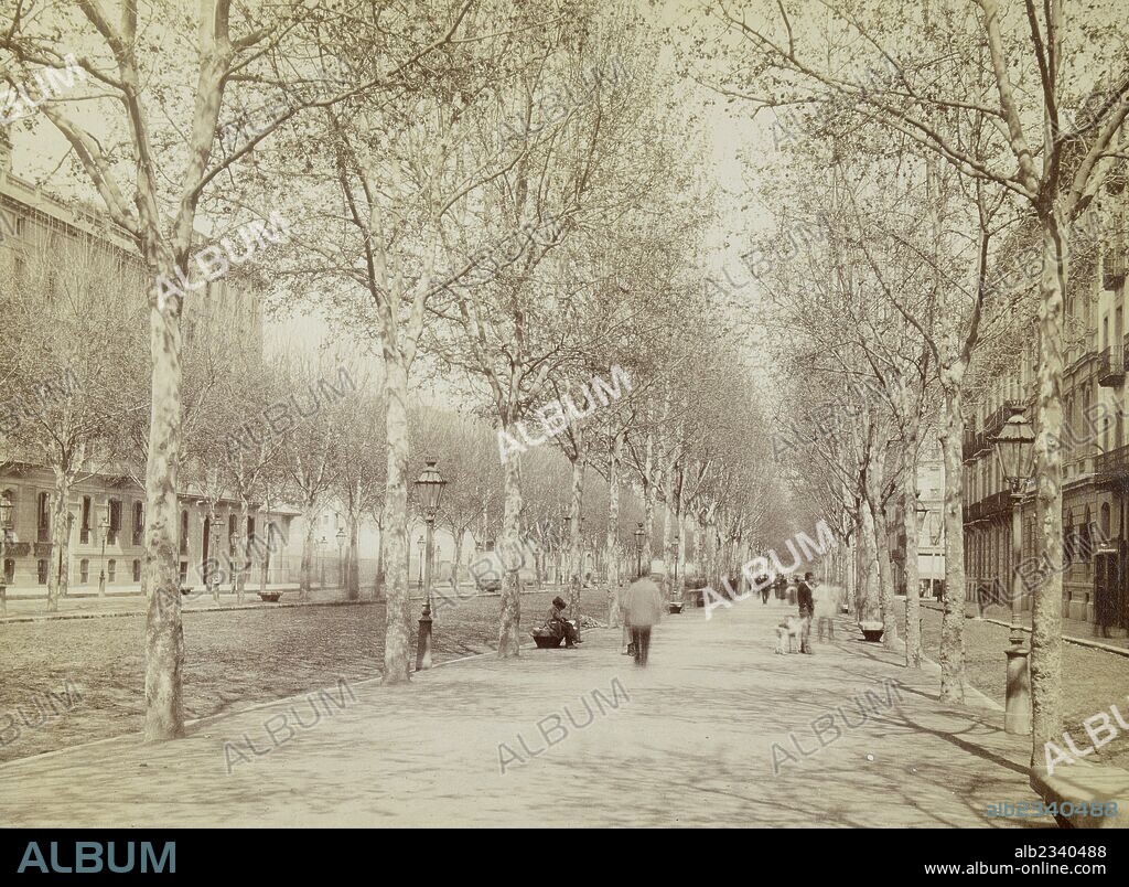 Barcelona, Calle Cortes (Gran-vía).