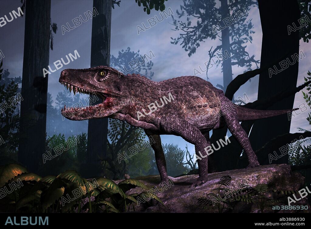 Postosuchus was an extinct genus of rauisuchian reptile that lived in what is now North America during the Middle and Late Triassic period about 228-202 million years ago.