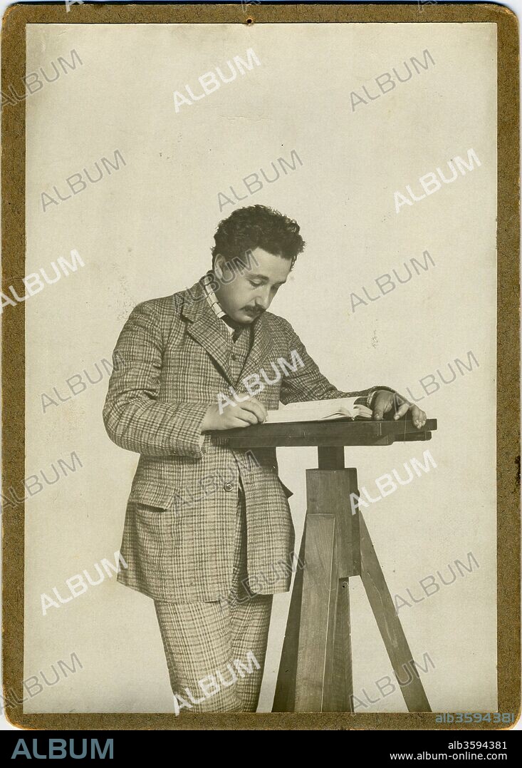 ANONYMOUS. Albert Einstein at the Swiss Patent Office in Bern.