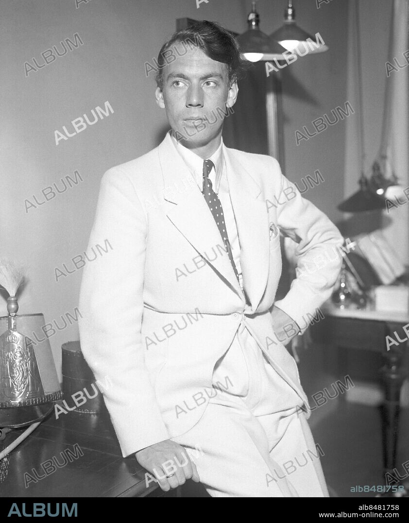 ARKIV 1937. Sigurd Björling (1907-1983), operasångare (baryton). Sjöng på Stockholmsoperan i över 30 år, gästspelade på många scener i Europa, där han betraktades som Wagnersångare.. Sigurd Björling, Swedish operasinger.. Foto: TT / Kod 1900.