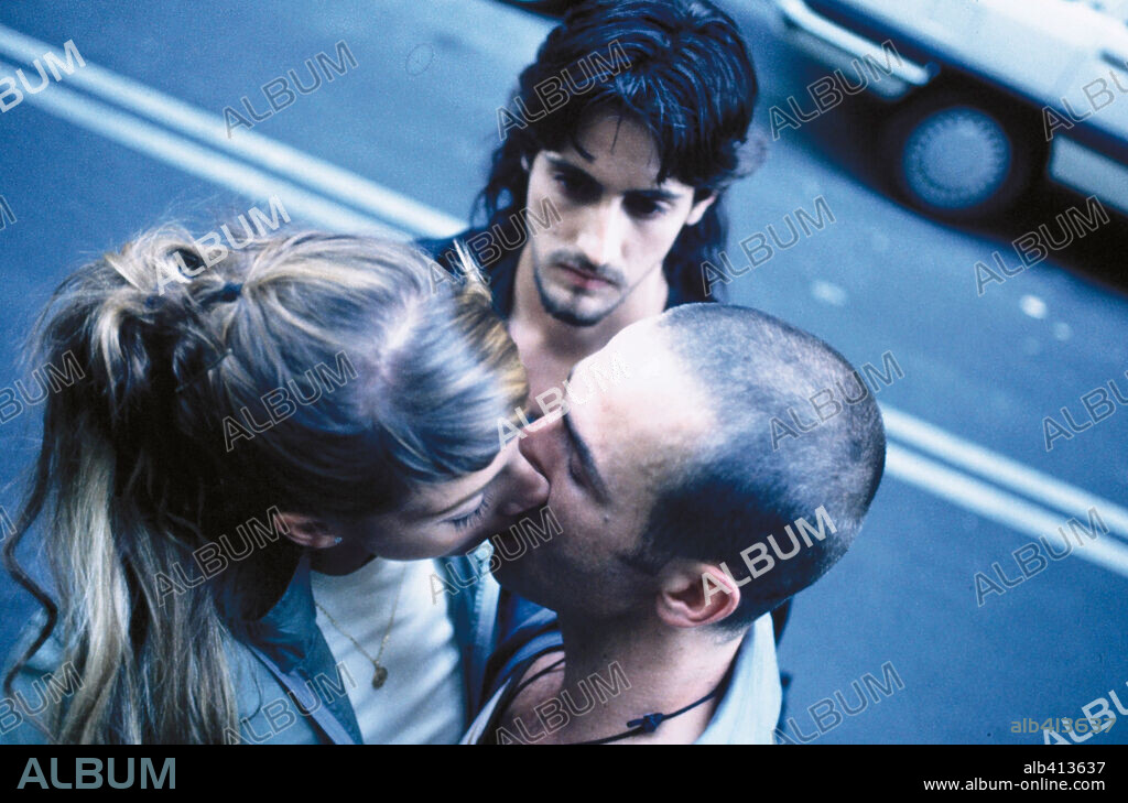 GUSTAVO SALMERON, JUAN DIEGO BOTTO und NAJWA NIMRI in ASFALTO, 2000, unter der Regie von DANIEL CALPARSORO. Copyright JOSÉ MARÍA LARA P.C. / FERNÁNDEZ, PIPO.