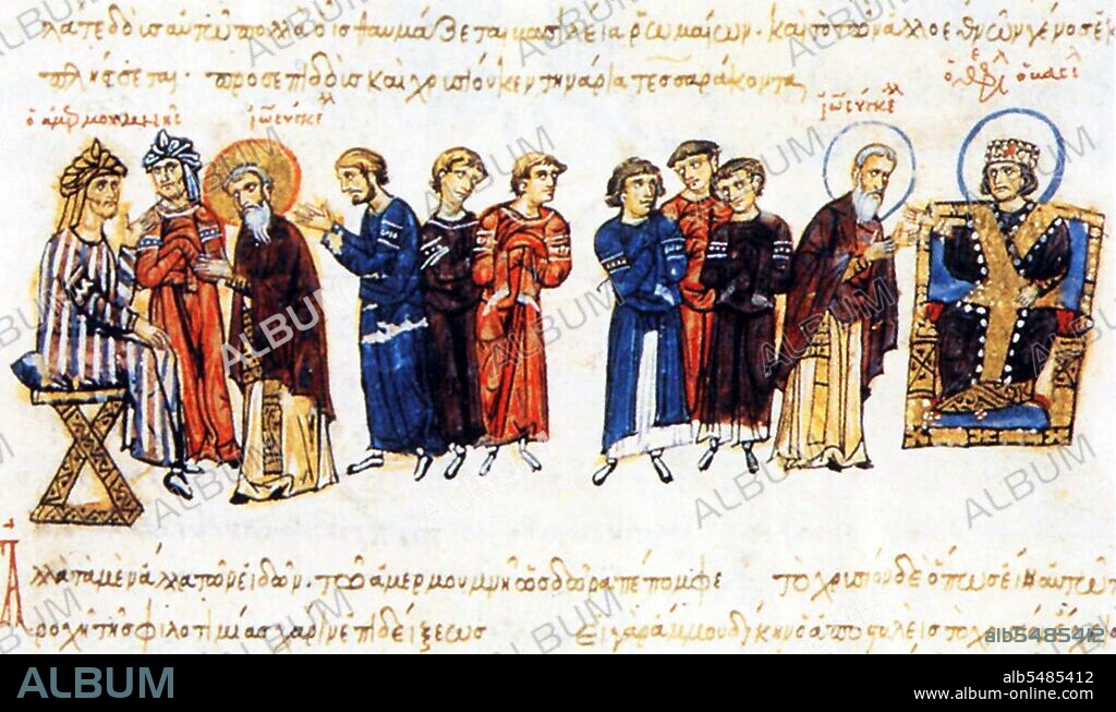 John VII Grammatikos or Grammaticus, i. e. , 'the Grammarian' (Greek: ??????? ?? G?aµµat????, Ioannes VII Grammatikos), Ecumenical Patriarch of Constantinople from January 21, 837 to March 4, 843, died before 867. John was renowned for his learning (hence the nickname Grammatikos), and for his persuasive rhetoric in the endless debates that are a favorite subject of hagiographic sources reflecting the second period of Iconoclasm. John was also charged with tutoring the future Emperor Theophilos during the reign of his father Michael II, and is credited with instilling strong Iconoclast sympathies in his student. On the accession of Theophilos, John was appointed synkellos (patriarch's assistant), a position that made him a likely heir to the patriarchate. In c. 830, John was dispatched on an embassy to the Caliph al-Ma'mun, but this did little to prevent a period of fierce warfare between the Byzantine Empire and the Abbasids. He did, however, bring back a plan of the Abbasid palace at Baghdad for the amusement of his emperor and supervised the building of a similar structure in Bithynia. The circumstances of John VII's patriarchate are obscure. He was appointed patriarch by his student Theophilos and may have been responsible for the slight intensification of the persecution of Iconodules. He was deposed by Theophilos' widow Theodora (his own relative) as a preliminary towards the ending of Iconoclasm in 843. The deposed patriarch survived into the 860s.