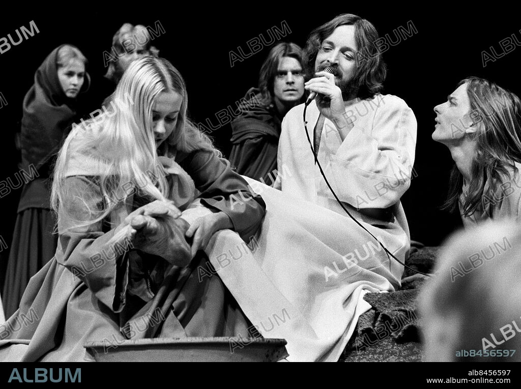 Jesus Christ Superstar i Scandinavium februari 1972. Agnetha Fältskog och Peter Winsnes.. Foto: Bror Augustsson ©Kamerareportage *** Local Caption *** . Bror Augustsson.
