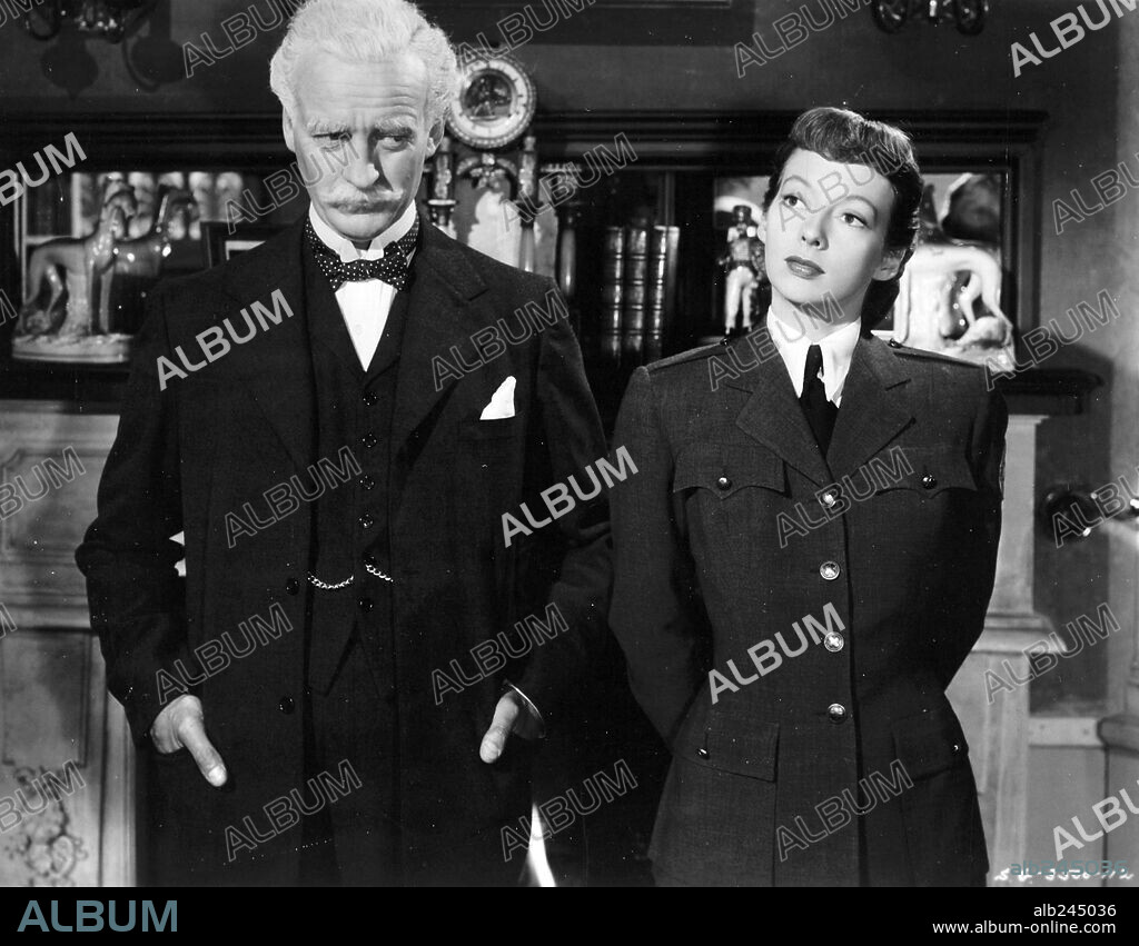 DAVID NIVEN y EVELYN KEYES en HECHIZO, 1948 (ENCHANTMENT), dirigida por IRVING REIS. Copyright RKO.