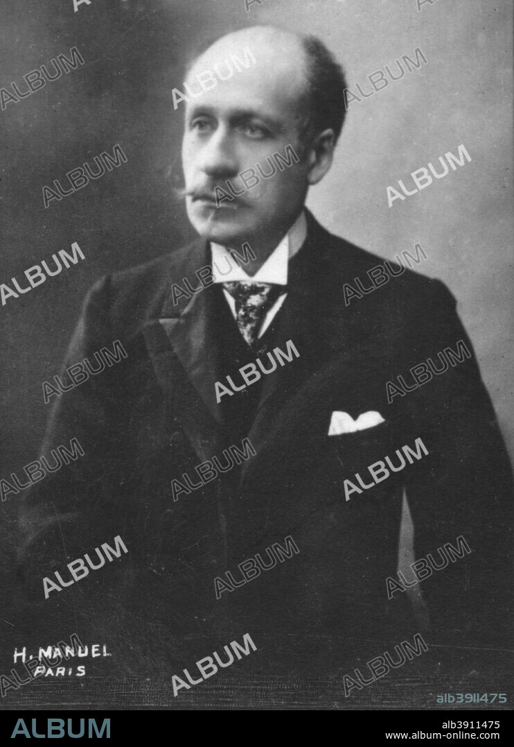 'Provins', c1893. Michel Provins (1861-1928), Michel Provins is the pseudonym of French writer Gabriel Lagros Langeron. From the 2e collection [Felix Potin, c1893].