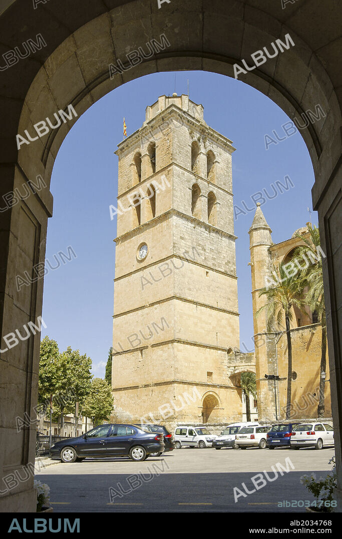 Convent church of Santa Aina (Convent des Minims). Muro. Mallorca . Balearic Islands. Spain.