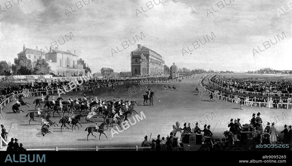 Doncaster racing had a long and patchy history. It became regular early in the 18th century and important in the middle. In 1778 it moved to this new course on the Town Moor. The towering grandstand was started in 1776 by order of the Corporation; it cost £2,637 and the architect John Carr was paid 100 guineas. In 1809, as a private speculation, another stand was built, overlooking the paddock, by a Mr Maw: but it became instead Miss Murphy's School for Young Ladies, then Dr Inchbald's School for Boys, and in 1830 a county school for deaf and dumb children, who watched the racing from their balcony. The History of Horse Racing by Roger Longrigg, page 84.