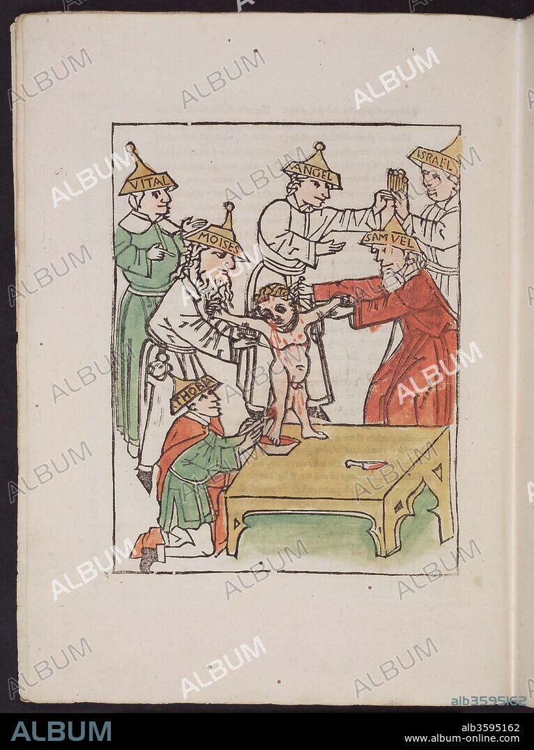 ANONYMOUS. Simon of Trent. From Passio beati Simonis by Johannes Matthias Tuberinus.