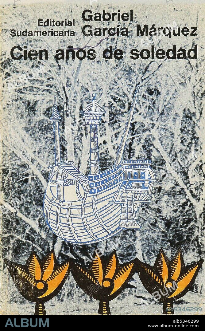 ANONYMOUS. Cover of the first edition of "Cien años de soledad (One Hundred Years of Solitude)" by Gabriel García Márquez.