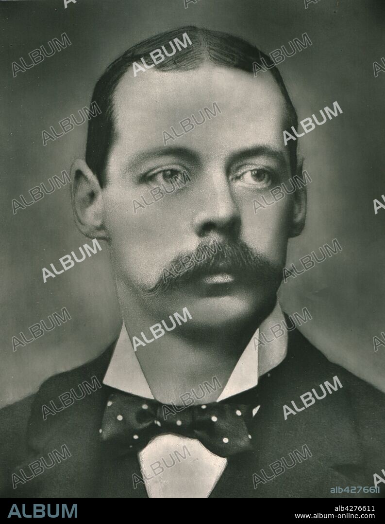NADAR. 'The Right Honorable The Late Randolph Spencer Churchill', 1889, (c1899). Portrait of British politician Lord Randolph Churchill (1849-1895). From "Our Conservative and Unionist Statesmen", Volume II. [Newman, Graham & Co, London, c1899].