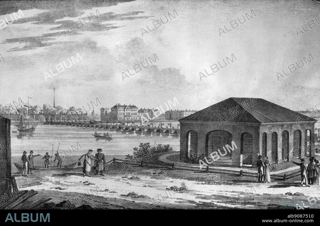 Hermitage. Little House of Peter I. the first house in Petersburg.