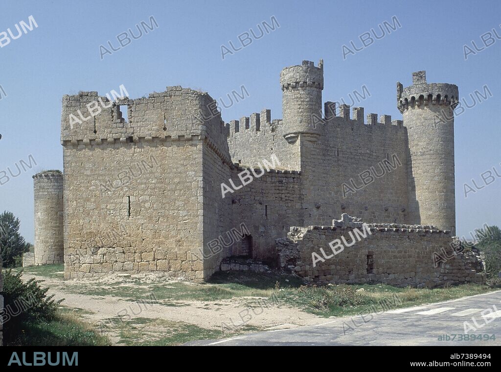 CASTILLO DE OLMILLOS DE SASAMON - SIGLO XV.