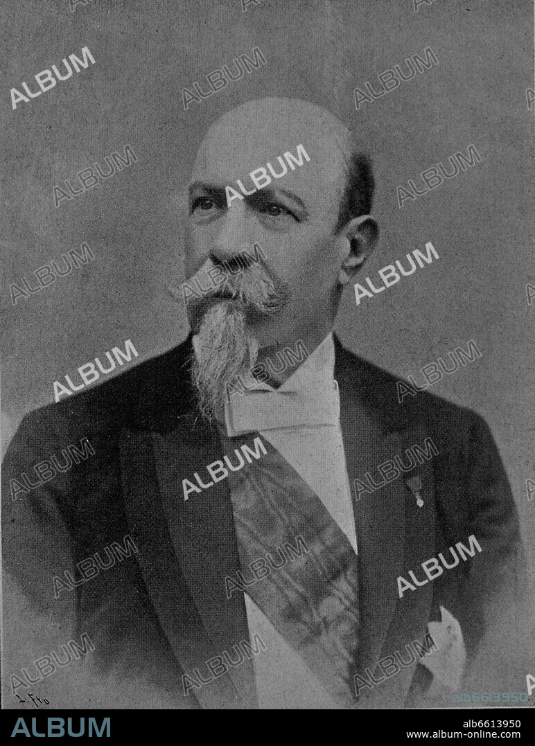 EDUARDO AZNAR Y DE LA SOTA, MARQUES DE BERRIZ (1830-1902) NAVIERO INDUSTRIAL Y SENADOR ESPAÑOL.