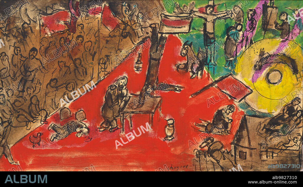 MARC CHAGALL. Revolution.