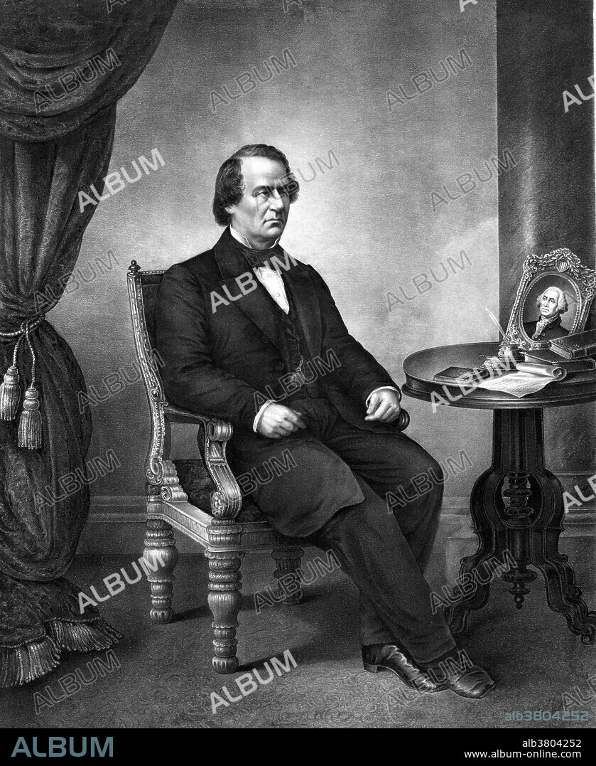 Andrew Johnson (December 29, 1808 - July 31, 1875) was the 17th President of the United States (1865-1869). After brief service in the Tennessee Senate, he was elected to the federal House of Representatives in 1843, where he served five two-year terms. He became Governor of Tennessee for four years, and was elected by the legislature to the Senate in 1857. In his congressional service, he sought passage of the Homestead Bill, which was enacted soon after he left his Senate seat in 1862. As Lincoln's vice president, he became president when Lincoln was assassinated and came to office as the Civil War concluded. The new president favored quick restoration of the seceded states to the Union. His plans did not give protection to the former slaves. He opposed the Fourteenth Amendment, that gave citizenship to African American males. He quickly came into conflict with the Republican dominated Congress, culminating in his impeachment by the House of Representatives. The first American president to be impeached, he was acquitted in the Senate by one vote. In 1875 he suffered two strokes, and died at the age of 66. He is generally considered among the worst American presidents for his opposition to federally guaranteed rights for African-Americans.