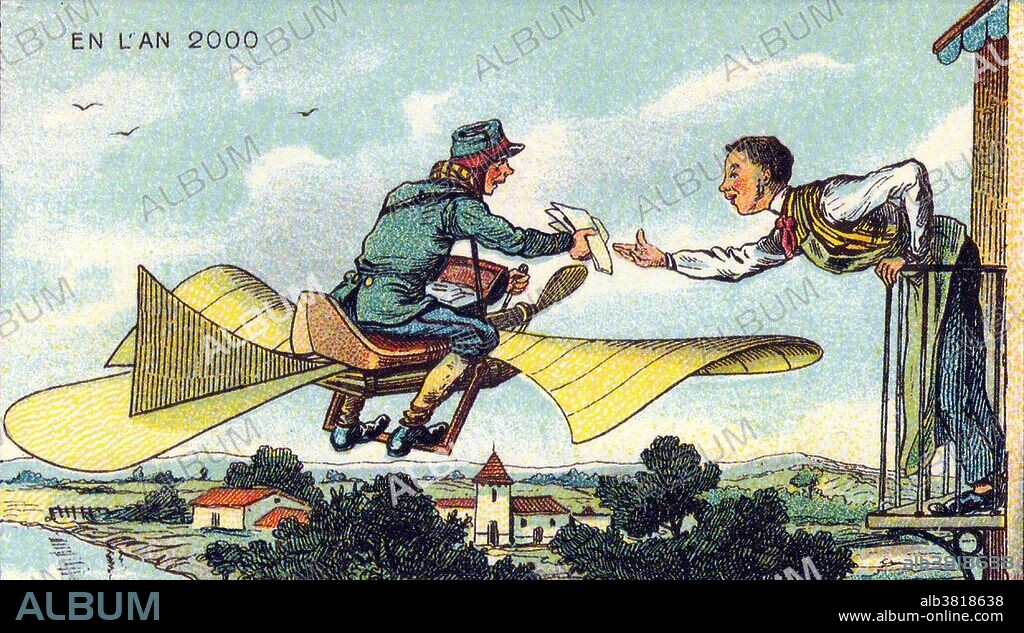 France in the Year 2000 (XXI century) a series of futuristic pictures by Jean-Marc CÃ´tÃ© and other artists issued in France in 1899, 1900, 1901 and 1910. Originally in the form of paper cards enclosed in cigarette/cigar boxes and, later, as postcards, the images depicted the world as it was imagined to be like in the year 2000. There are at least 87 cards known that were authored by various French artists, the first series being produced for the 1900 World Exhibition in Paris. The future and the concept of eternity have been major subjects of philosophy, religion, and science, and defining them non-controversially has consistently eluded the greatest of minds. Future studies, or futurology, is the science, art and practice of postulating possible futures. Futurists had passionate loathing of ideas from the past, especially political and artistic traditions. Instead, they espoused a love of speed and technology.