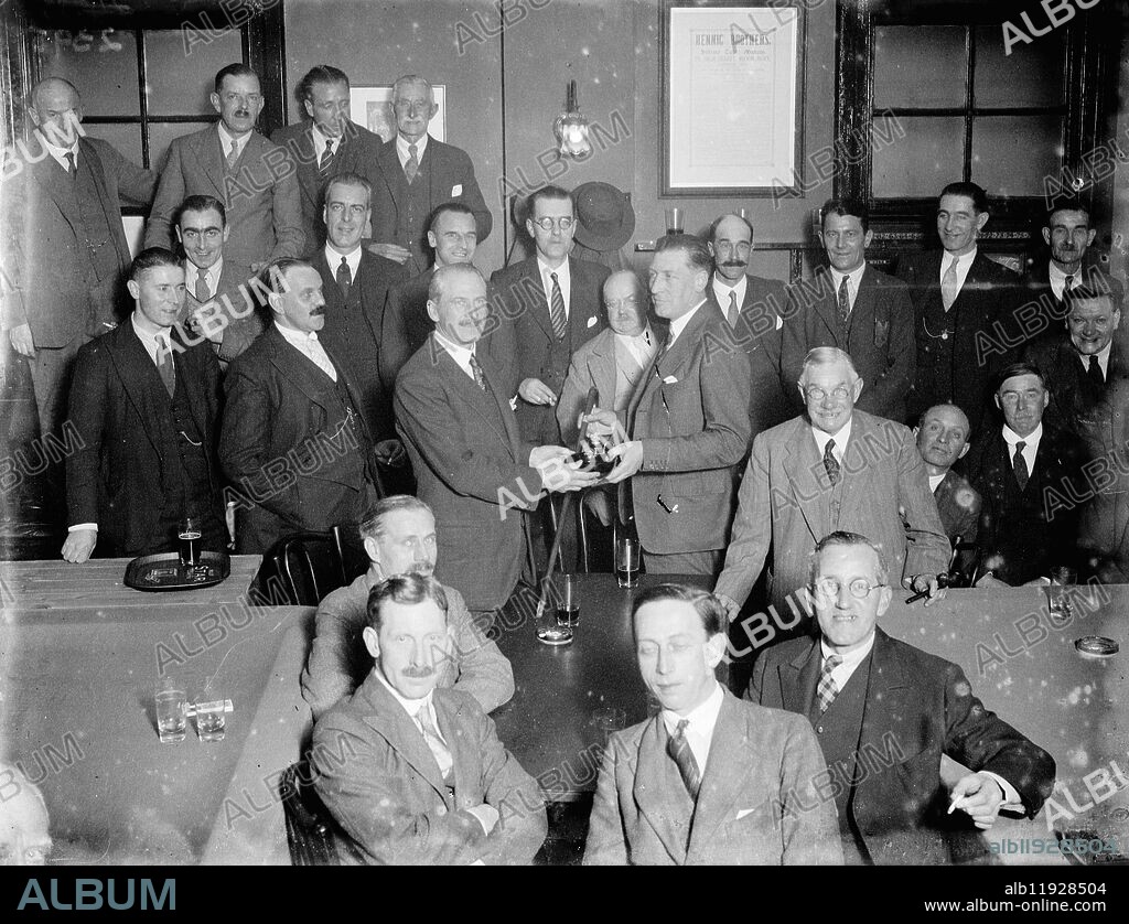 Presentation to the Honourable G Akers - Douglas . 15 November 1935.