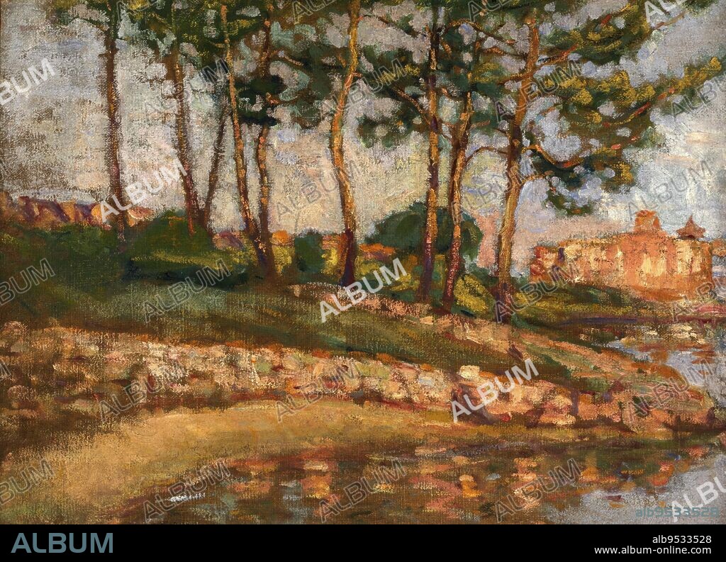 ALICE PIKE BARNEY. In Southern France. oil on canvas. Date: ca. 1905-1906.