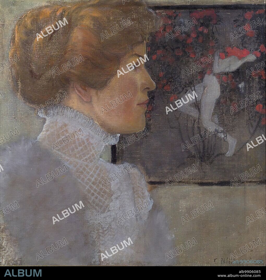CAROLA NAHOWSKA. Portrait of a lady, 1909.