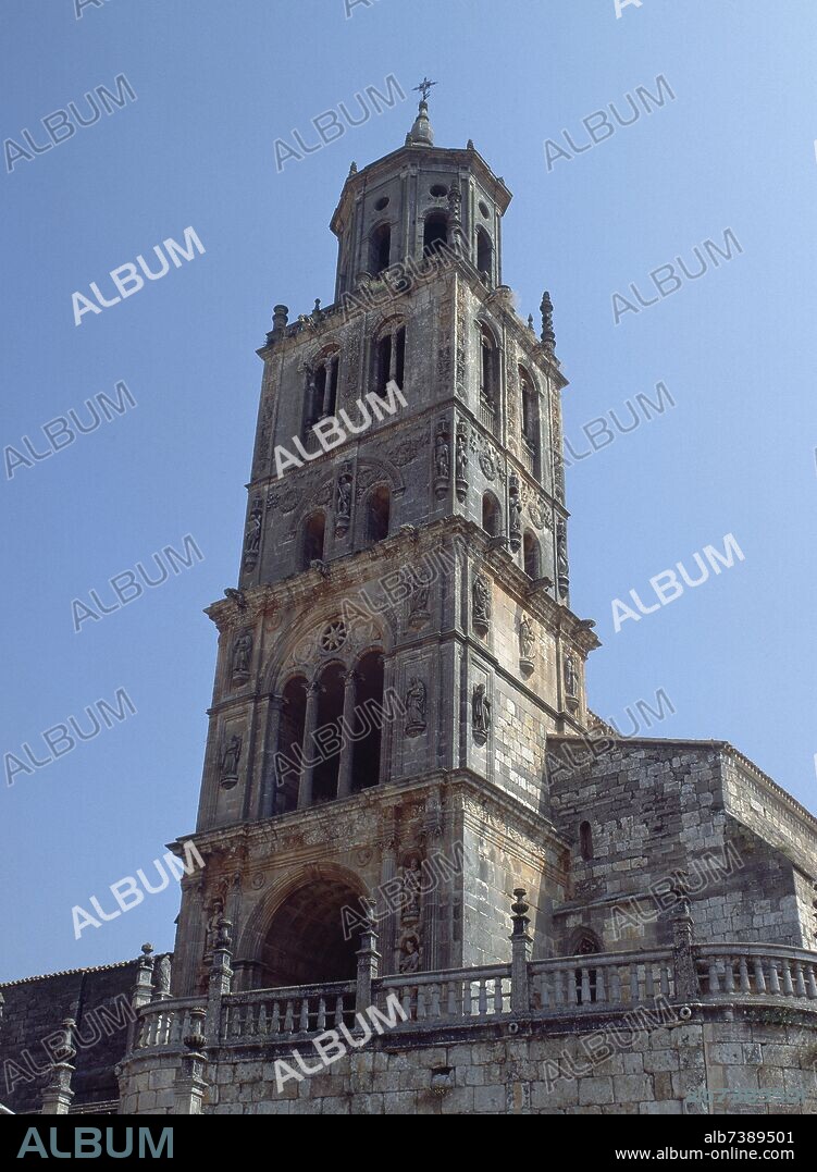 SILOE DIEGO / SALAS JUAN / ANDINO CRISTOBAL. TORRE DE LA GLESIA DE LA ASUNCION DE NUESTRA SEÑORA - SIGLO XVI - RENACIMIENTO Y PLATERESCO ESPAÑOL.