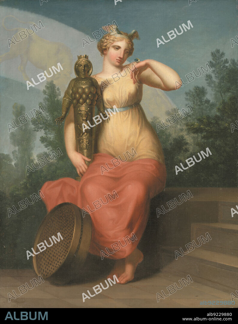 NICOLAI ABRAHAM ABILDGAARD. Philosophy. Allegorical figure., 1800.