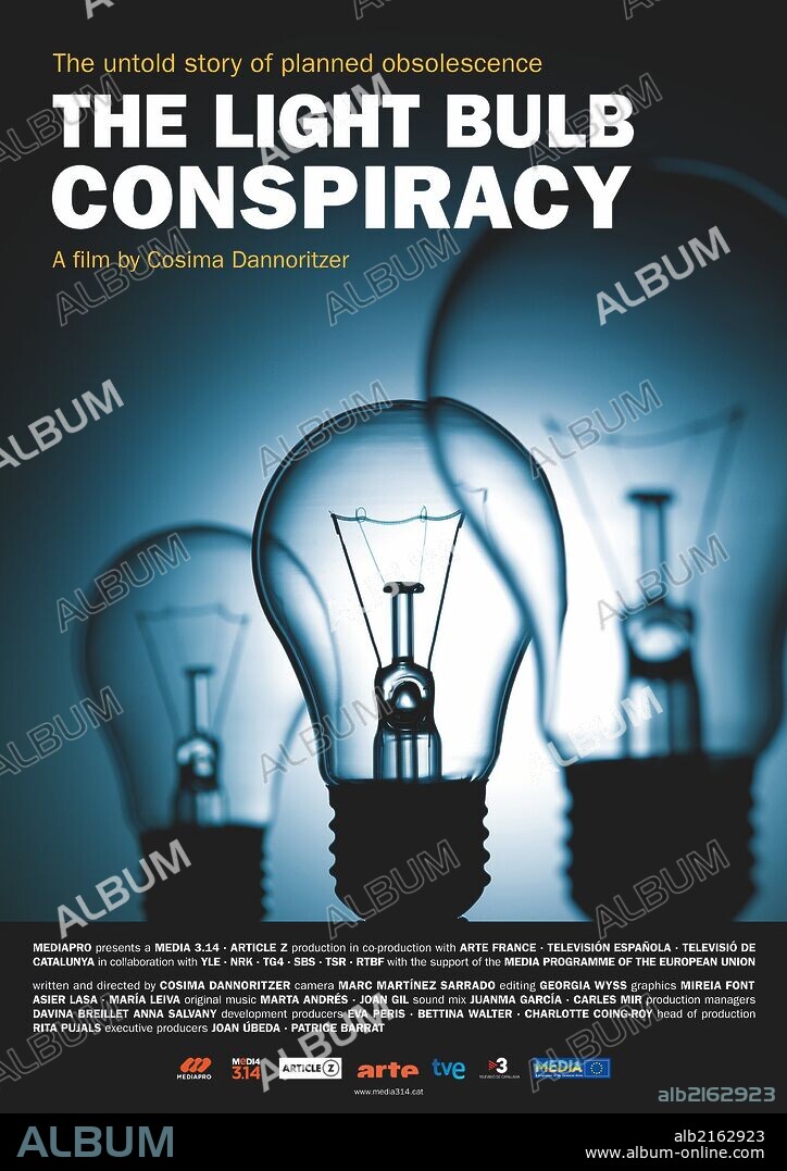 Affiche de THE LIGHT BULB CONSPIRACY, 2010, réalisé par COSIMA DANNORITZER. Copyright ARTE FRANCE/ARTICLE Z.