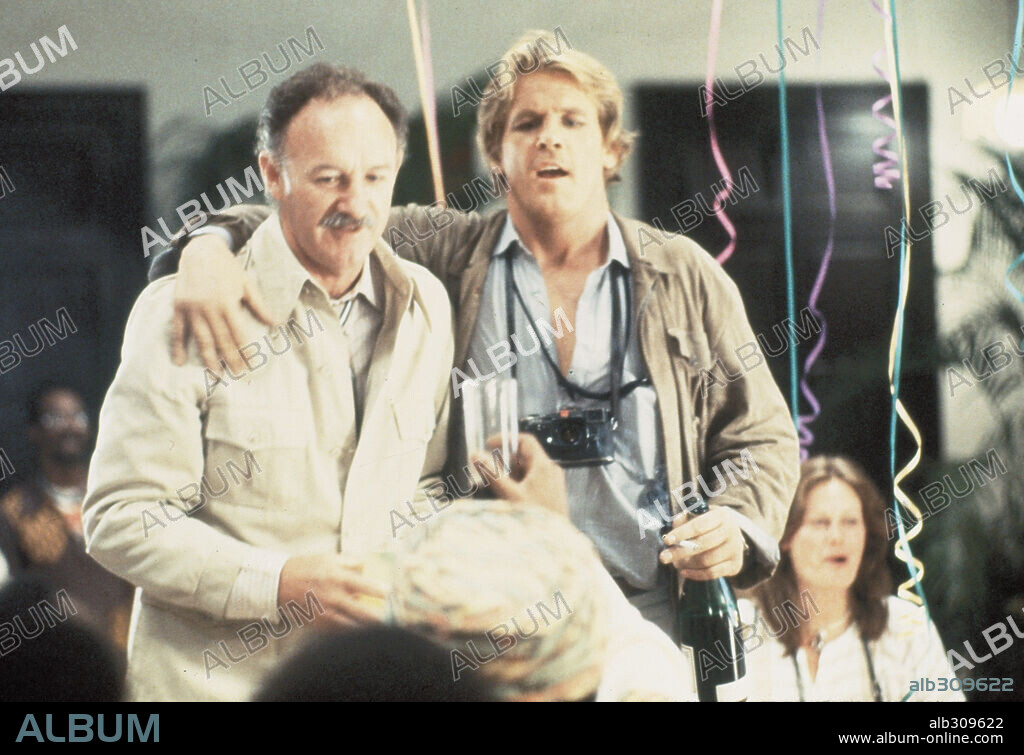 GENE HACKMAN und NICK NOLTE in UNDER FIRE, 1983, unter der Regie von ROGER SPOTTISWOODE. Copyright ORION PICTURES / McBROOM, BRUCE.