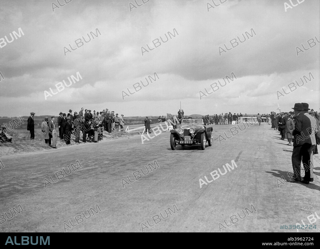 Riley Imp 2-seater, 1934 1089 cc. Vehicle Reg. No.  KV8933.  Event Entry No: 112. Driver: Richardson, C.A. Finished: 10th out of 59. Place: R.S.A.C. Scottish Rally. Date: 10-14.6.34.