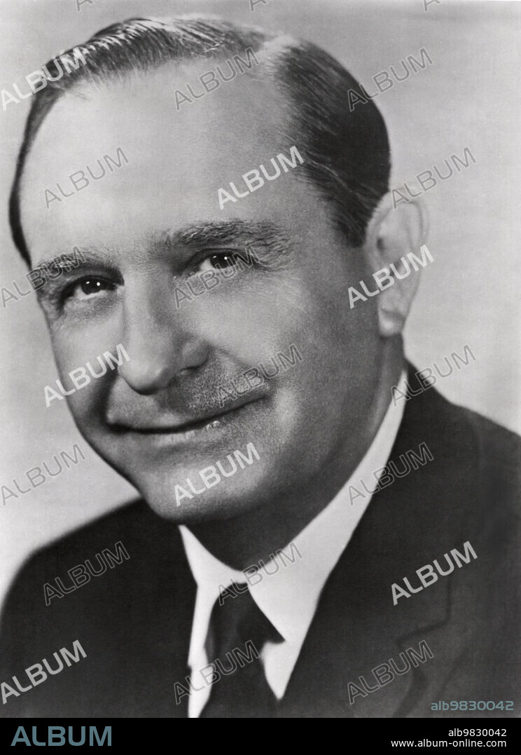 Little Rock, Arkansas: September, 1958, Portrait of Orval E. Faubus, the Governor of Arkansas who shut down Little Rock high schools for the entire year rather than have them integrated.