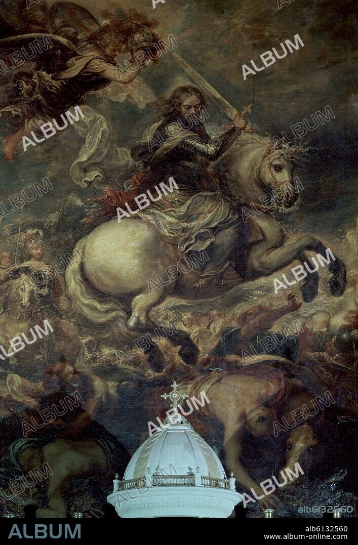 FRAY JUAN ANDRES RICCI (1600-1681) FRAY JUAN RIZI. SANTIAGO MATAMOROS CABALLERO - SIGLO XVII - BARROCO ESPAÑOL.