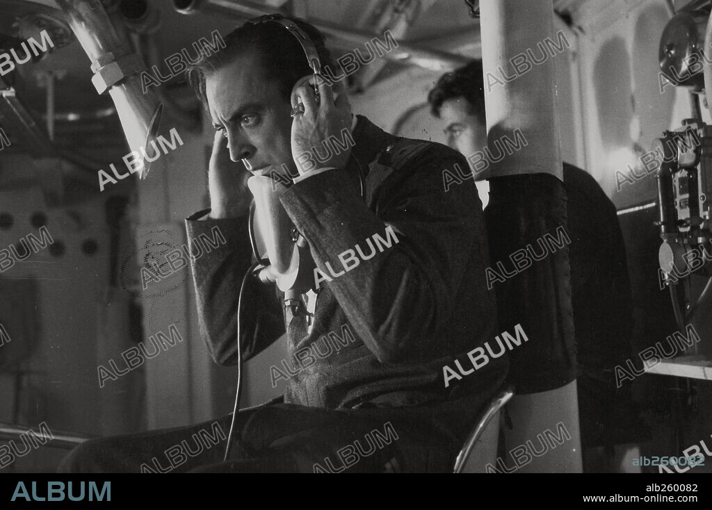 TONY D'ALGY in EL CRUCERO BALEARES, 1941, directed by ENRIQUE DEL CAMPO.