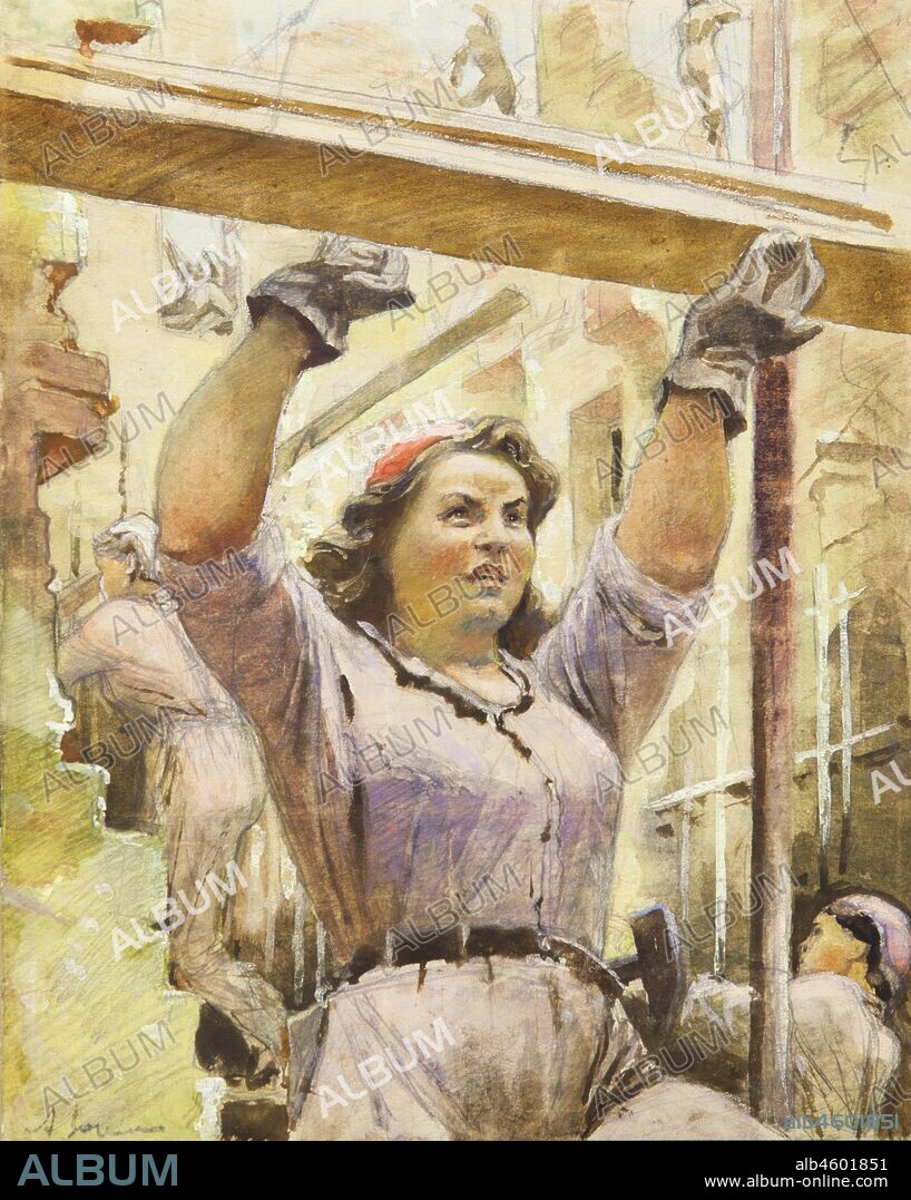 ALEXANDER SAMOKHVALOV. At the construction site.