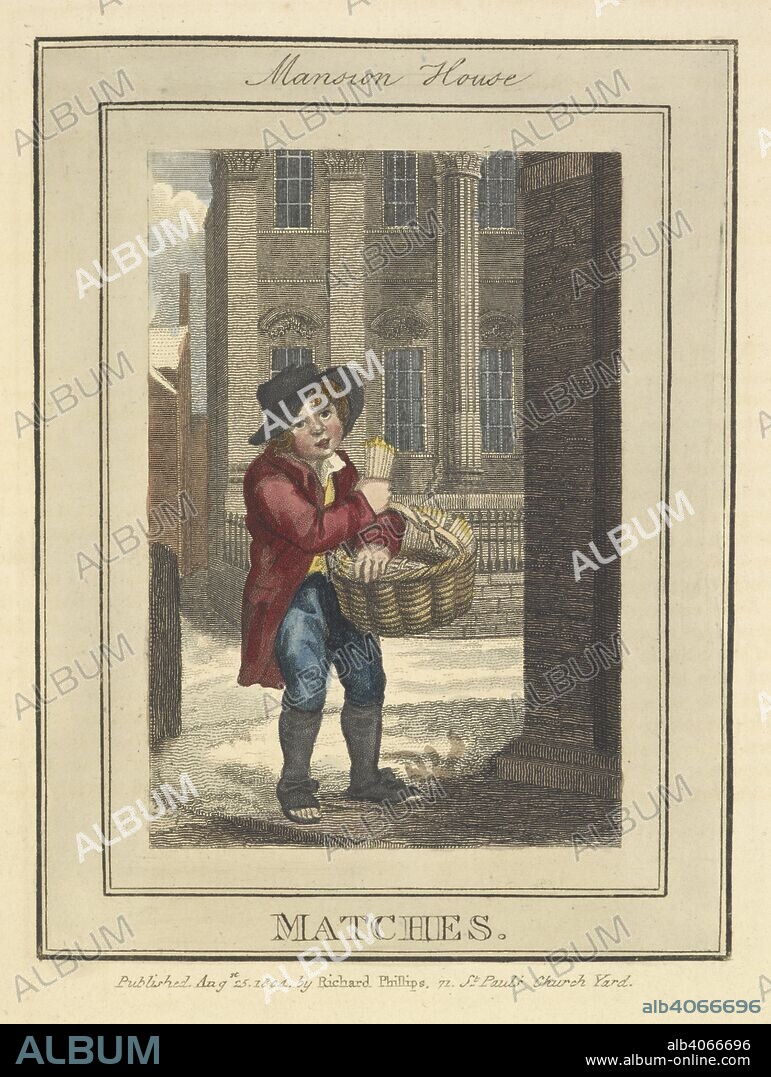 Matches. Mansion house. Modern London; being the history and present state of the British Metropolis. Illustrated with numerous copper plates. [By Richard Phillips.]. London : Richard Phillips, 1804. Source: 10349.h.13 plate 19.