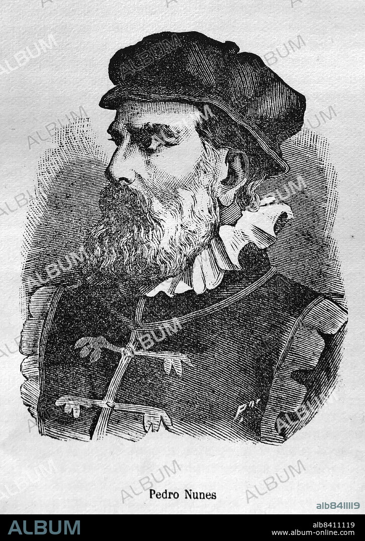 Pedro Nunes (1502 - 1578) was a Portuguese mathematician, cosmographer, and professor, from a New Christian, of Jewish origin, family.