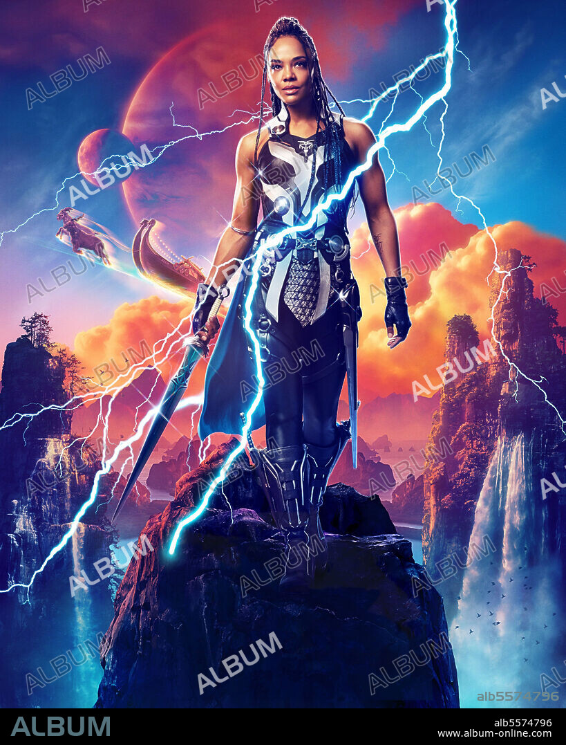 TESSA THOMPSON en THOR: AMOR Y TRUENO, 2022 (THOR: LOVE AND THUNDER), dirigida por TAIKA WAITITI. Copyright MARVEL STUDIOS/WALT DISNEY PICTURES.
