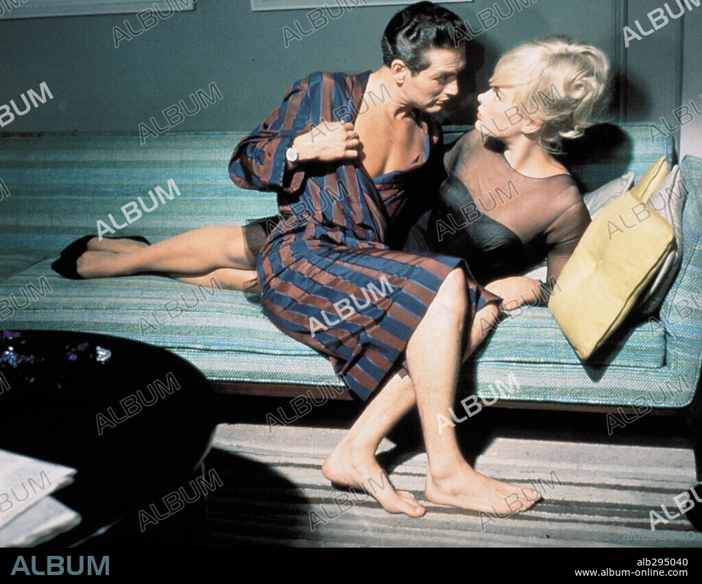 ELKE SOMMER y PAUL NEWMAN en EL PREMIO, 1963 (THE PRIZE), dirigida por MARK ROBSON. Copyright M.G.M.