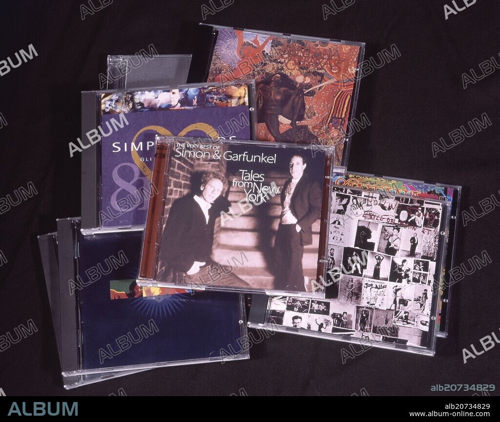 CARATULAS DE DISCOS COMPACTOS.