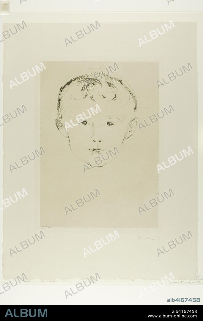 Theodor Linde. Edvard Munch; Norwegian, 1863-1944. Date: 1902. Dimensions: 288 x 200 mm (image); 298 x 210 mm (plate); 435 x 330 mm (sheet). Drypoint in brown on cream wove paper. Origin: Norway.