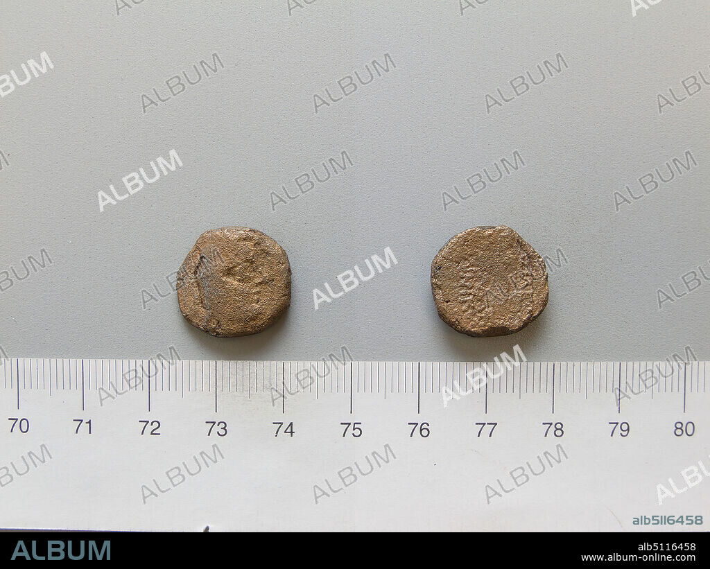 Ruler: Mithradates IMint: Commagene, Coin of Mithradates I from Commagene, 9670 B.C., Copper, 10.78 g, 12:00, 17 mm, Made in Commagene, Greek, 1st century B.C., Numismatics.