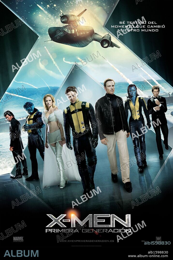 Poster de X-MEN: PRIMERA GENERACION, 2011 (X-MEN: FIRST CLASS), dirigida por MATTHEW VAUGHN. Copyright 20TH CENTURY FOX.