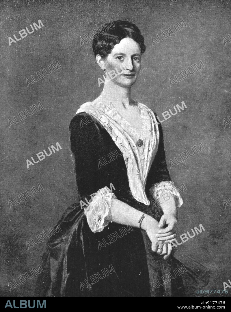 ''Mrs Gerald Crecy Parnell, after WP Frith, RA, 1890. From "The Graphic. An Illustrated Weekly Newspaper", Volume 42. July to December, 1890.