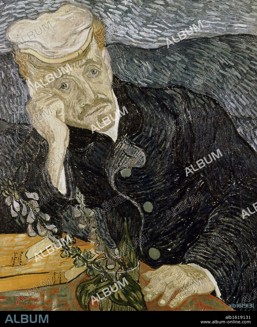 Portrait of Doctor Gachet   1890   Vincent van Gogh (1853-1890 /Dutch)  Oil on Canvas  Private Collection.