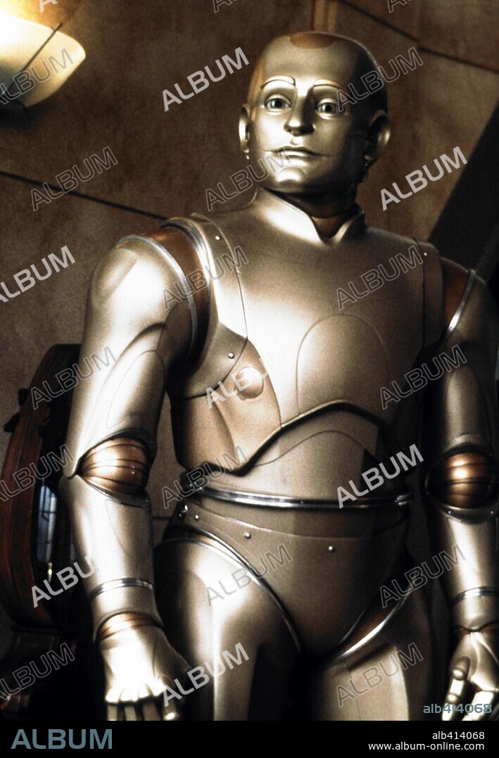 ROBIN WILLIAMS en EL HOMBRE BICENTENARIO, 1999 (BICENTENNIAL MAN), dirigida por CHRIS COLUMBUS. Copyright TOUCHSTONE PICTURES / BRAY, PHIL.