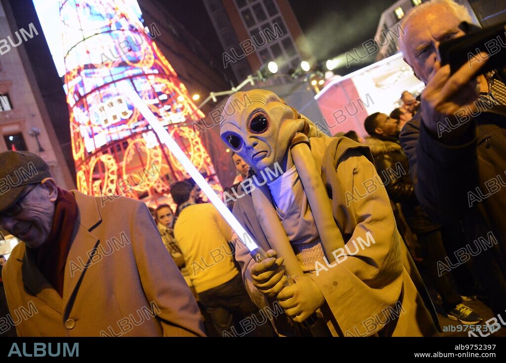 Madrid, 12/16/2015. Preview of the movie of Star Wars Episode VII "The Force Awakens", in Callao cinemas. Photo: Maya Balanya ARCHDC.