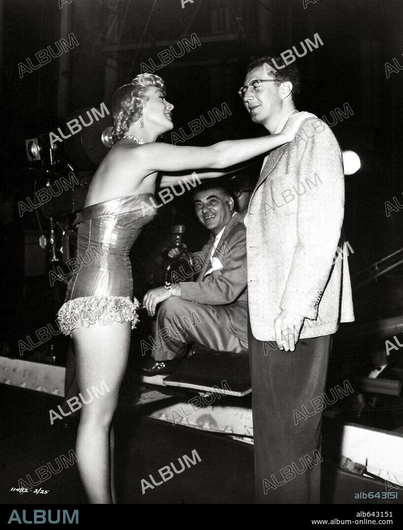 BETTY HUTTON and IRVING BRECHER in SOMEBODY LOVES ME, 1952, directed by IRVING BRECHER. Copyright PARAMOUNT PICTURES.