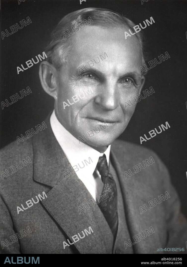 Henry Ford, American engineer and automobile manufacturer, c1910-c1930. In 1903, Henry Ford (1863-1947) founded the Ford Motor Company. He pioneered modern 'assembly line' mass production techniques for his famous Model T motor car. Fifteen million Model T motor cars were produced between 1908 and 1928.